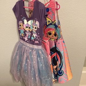 Lot of 2 LOL Surprise Doll Dresses